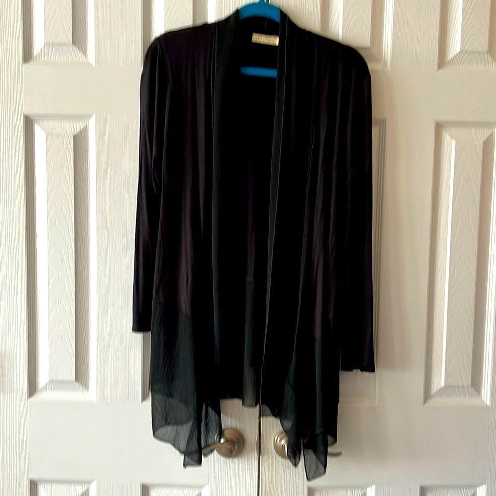 Black cardigan